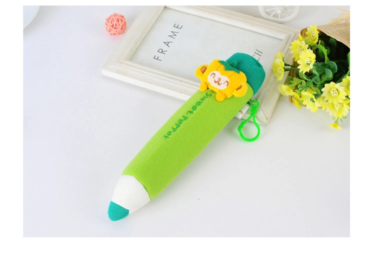 Children Gift Pencil Pouch Plush Box Cosmetic Pencil Case zipper Bag